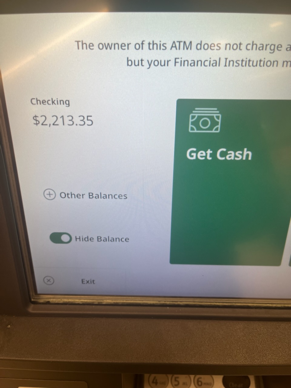 TD Bank Balance